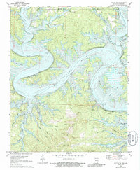 Download a high-resolution, GPS-compatible USGS topo map for Cotter NW, AR (1986 edition)