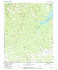 Download a high-resolution, GPS-compatible USGS topo map for Cotter SW, AR (1986 edition)