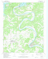 Download a high-resolution, GPS-compatible USGS topo map for Cotter, AR (1973 edition)