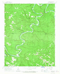 Download a high-resolution, GPS-compatible USGS topo map for Cozahome, AR (1967 edition)
