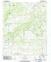 Download a high-resolution, GPS-compatible USGS topo map for Damascus, AR (1994 edition)