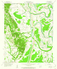 Download a high-resolution, GPS-compatible USGS topo map for Dansby, AR (1960 edition)