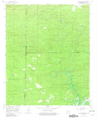 preview thumbnail of historical topo map of Sevier County, AR in 1966