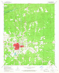 preview thumbnail of historical topo map of De Queen, AR in 1966
