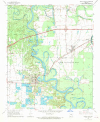 Download a high-resolution, GPS-compatible USGS topo map for De Valls Bluff, AR (1970 edition)