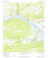 Download a high-resolution, GPS-compatible USGS topo map for Delaware, AR (1975 edition)