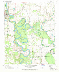 Download a high-resolution, GPS-compatible USGS topo map for Des Arc East, AR (1969 edition)