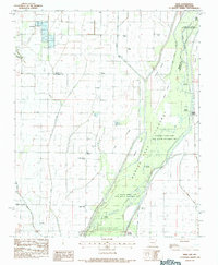 Download a high-resolution, GPS-compatible USGS topo map for Dixie, AR (1984 edition)