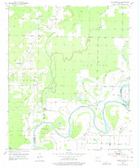 Download a high-resolution, GPS-compatible USGS topo map for Doddridge NE, AR (1975 edition)