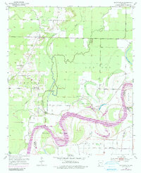 Download a high-resolution, GPS-compatible USGS topo map for Doddridge NE, AR (1990 edition)