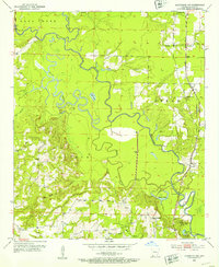 Download a high-resolution, GPS-compatible USGS topo map for Doddridge NW, AR (1953 edition)