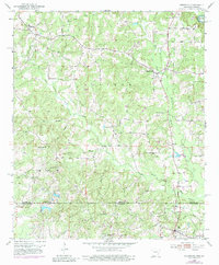 Download a high-resolution, GPS-compatible USGS topo map for Doddridge, AR (1984 edition)