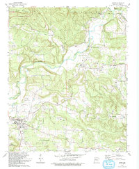 Download a high-resolution, GPS-compatible USGS topo map for Dover, AR (1993 edition)