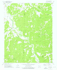 Download a high-resolution, GPS-compatible USGS topo map for Durham, AR (1976 edition)