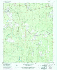 Download a high-resolution, GPS-compatible USGS topo map for East Camden, AR (1986 edition)