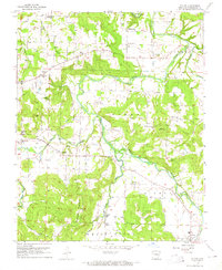 Download a high-resolution, GPS-compatible USGS topo map for Elkins, AR (1965 edition)
