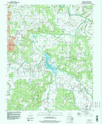 Download a high-resolution, GPS-compatible USGS topo map for Elkins, AR (1998 edition)