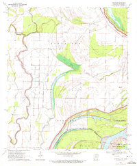 Download a high-resolution, GPS-compatible USGS topo map for Eminence, AR (1972 edition)