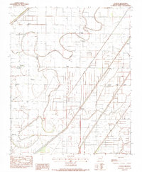 Download a high-resolution, GPS-compatible USGS topo map for Etowah, AR (1984 edition)