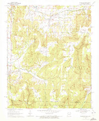 Download a high-resolution, GPS-compatible USGS topo map for Evansville, AR (1972 edition)