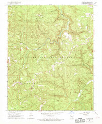 Download a high-resolution, GPS-compatible USGS topo map for Fallsville, AR (1968 edition)