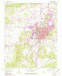 Download a high-resolution, GPS-compatible USGS topo map for Fayetteville, AR (1982 edition)
