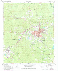 Download a high-resolution, GPS-compatible USGS topo map for Fordyce, AR (1986 edition)