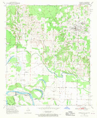 Download a high-resolution, GPS-compatible USGS topo map for Foreman, AR (1970 edition)