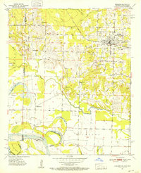 Download a high-resolution, GPS-compatible USGS topo map for Foreman, AR (1952 edition)