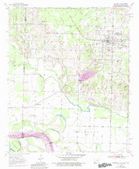 Download a high-resolution, GPS-compatible USGS topo map for Foreman, AR (1983 edition)