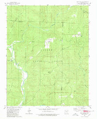 preview thumbnail of historical topo map of Johnson County, AR in 1980
