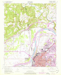 Download a high-resolution, GPS-compatible USGS topo map for Fort Smith, AR (1978 edition)