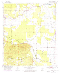 Download a high-resolution, GPS-compatible USGS topo map for Fouke NE, AR (1976 edition)
