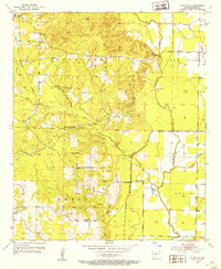 Download a high-resolution, GPS-compatible USGS topo map for Fouke SE, AR (1953 edition)