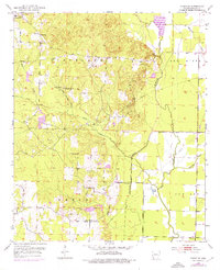 Download a high-resolution, GPS-compatible USGS topo map for Fouke SE, AR (1976 edition)
