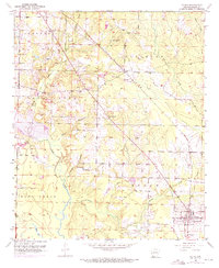 Download a high-resolution, GPS-compatible USGS topo map for Fouke, AR (1971 edition)