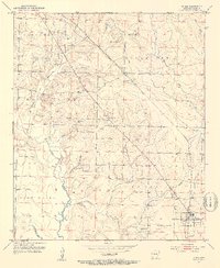 Download a high-resolution, GPS-compatible USGS topo map for Fouke, AR (1953 edition)