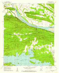 Download a high-resolution, GPS-compatible USGS topo map for Fourche, AR (1962 edition)