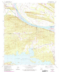 Download a high-resolution, GPS-compatible USGS topo map for Fourche, AR (1984 edition)