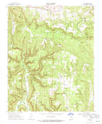 Download a high-resolution, GPS-compatible USGS topo map for Fox, AR (1971 edition)