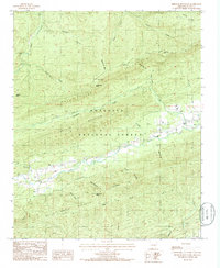 preview thumbnail of historical topo map of Scott County, AR in 1985