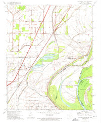 preview thumbnail of historical topo map of Mississippi County, AR in 1970