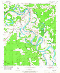 Download a high-resolution, GPS-compatible USGS topo map for Fulton, AR (1967 edition)