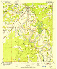 Download a high-resolution, GPS-compatible USGS topo map for Fulton, AR (1952 edition)