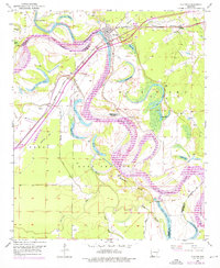 Download a high-resolution, GPS-compatible USGS topo map for Fulton, AR (1976 edition)