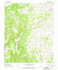 Download a high-resolution, GPS-compatible USGS topo map for Gaither, AR (1968 edition)