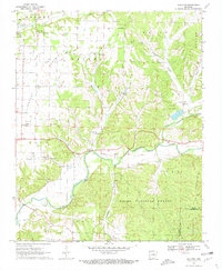 Download a high-resolution, GPS-compatible USGS topo map for Gallatin, AR (1972 edition)