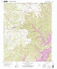 Download a high-resolution, GPS-compatible USGS topo map for Garfield, AR (1977 edition)