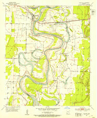 Download a high-resolution, GPS-compatible USGS topo map for Garland, AR (1953 edition)