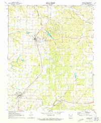 Download a high-resolution, GPS-compatible USGS topo map for Gentry, AR (1973 edition)